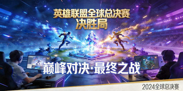 电竞赛事热门视频封面 - 英雄联盟全球总决赛决胜局